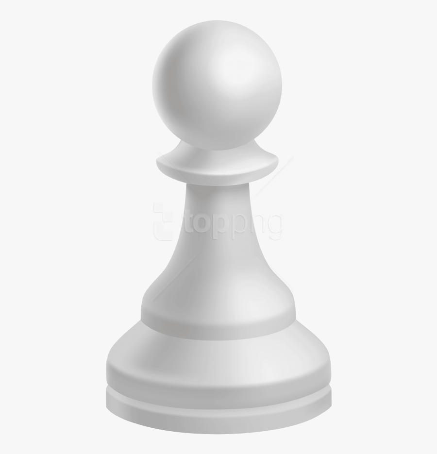 Chess Piece Png - Chess Pieces Pawn White, Transparent Clipart