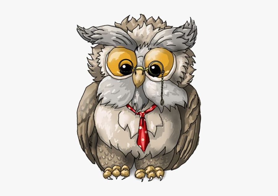Clipart Bird Owl - Old Owl Clip Art, Transparent Clipart