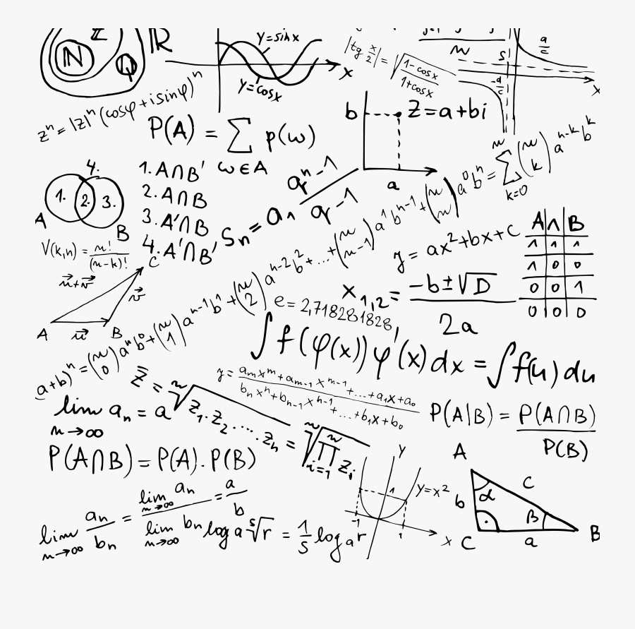 Formula Mathematics Euclidean Vector - Transparent Math Formula Png, Transparent Clipart