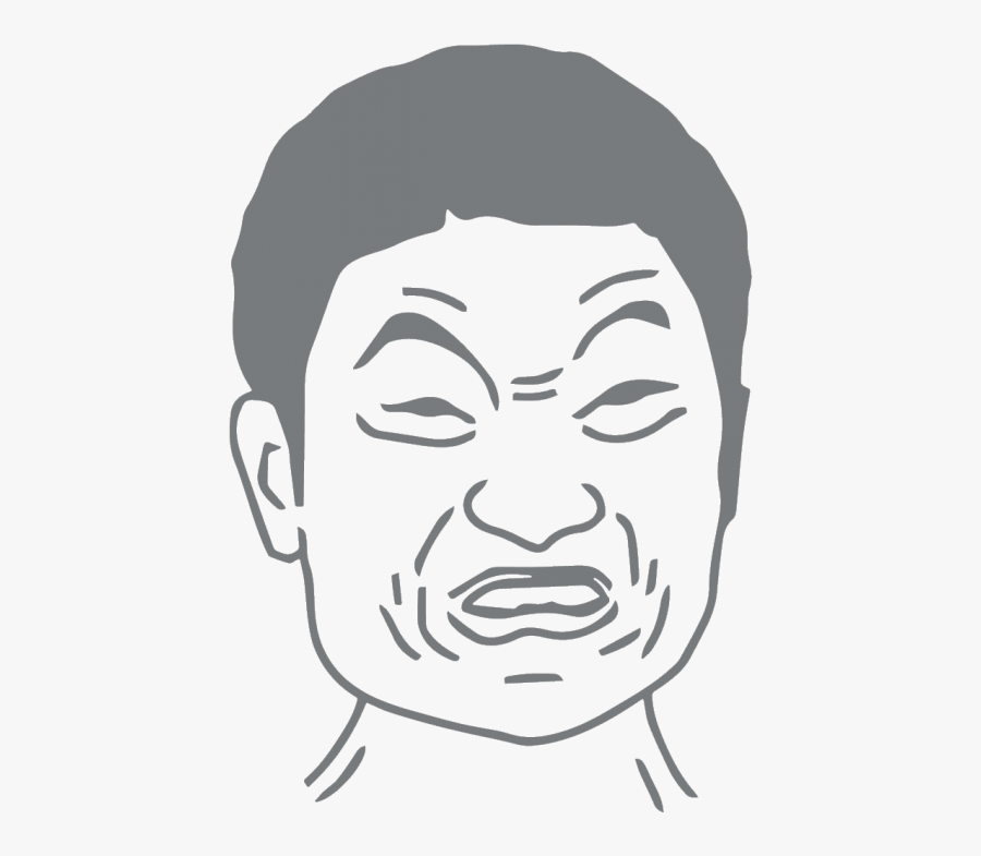 Expression,head,line And White,no Expression,facial - Impossibru Meme, Transparent Clipart
