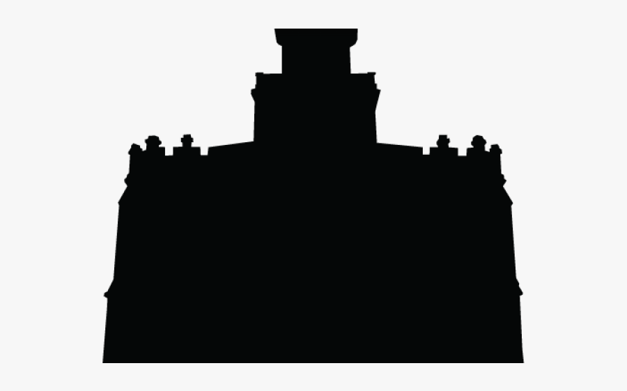 Temple Clipart Silhouette - St. George Utah Temple, Transparent Clipart