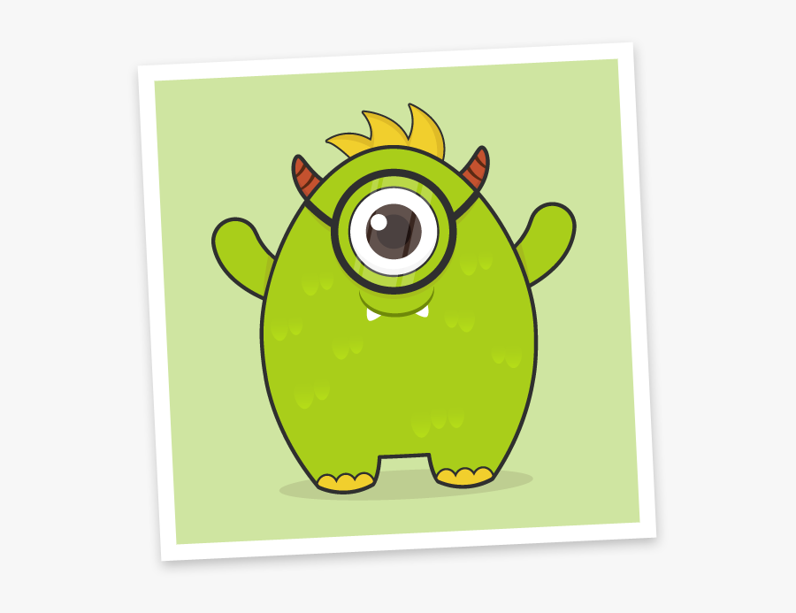 Cute Monster Mascot By Junoteam - Cute Monsters Yellow Transparent Background, Transparent Clipart