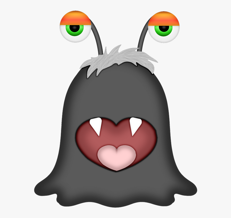 Monster Clipart Heart - Monster, Transparent Clipart