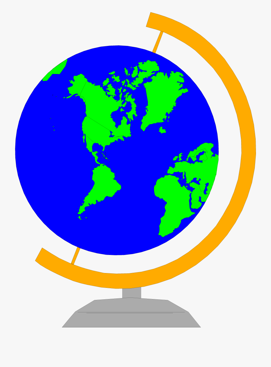 World Map, Transparent Clipart