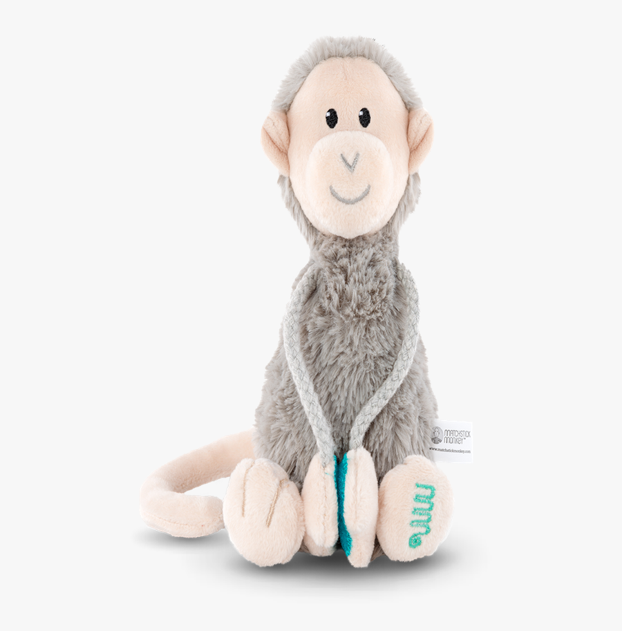 Transparent Velcro Png - Plush Monkey Long Hand 100cm, Dark Brown Plush Toy, Transparent Clipart