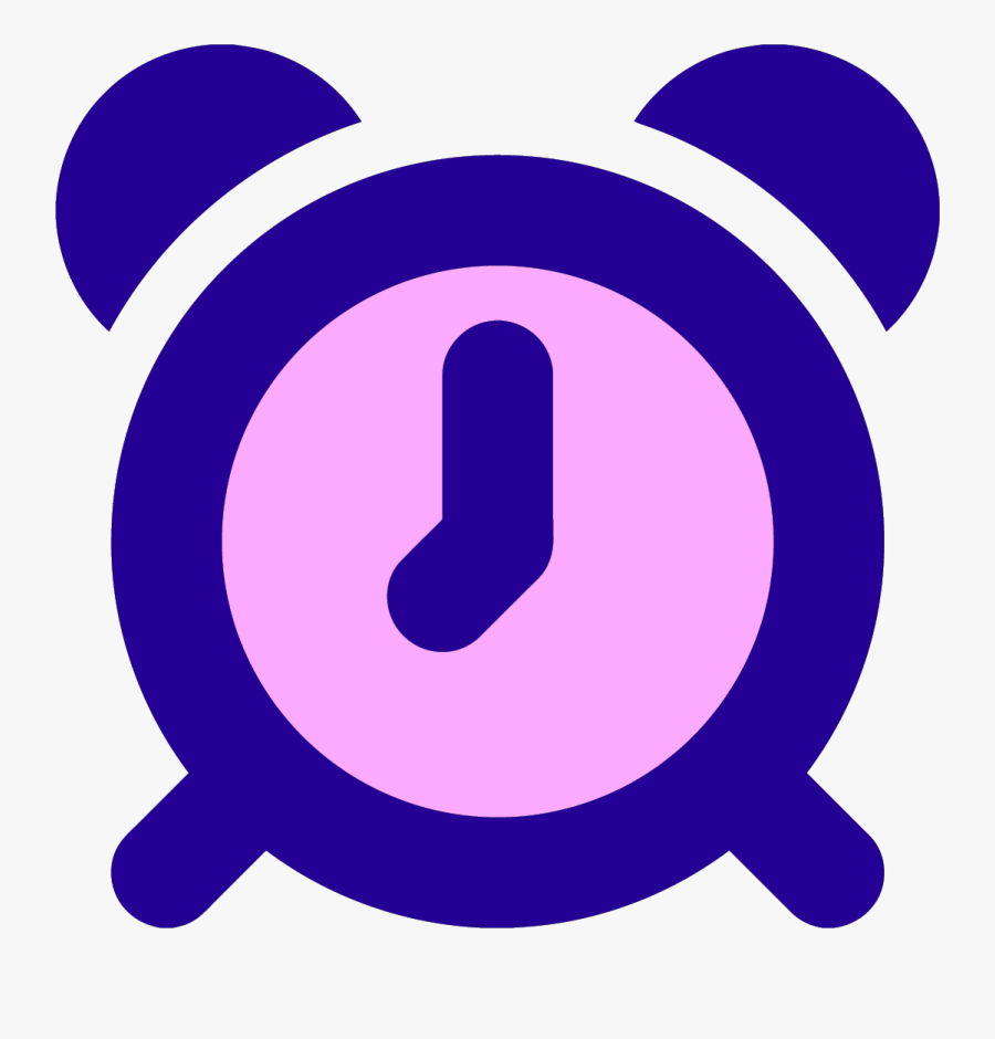Transparent Alarm Clock Clipart - White Icons Png Time, Transparent Clipart