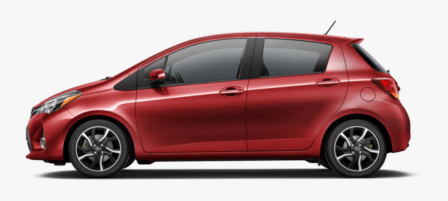 Toyota Yaris 2017 Red, Transparent Clipart