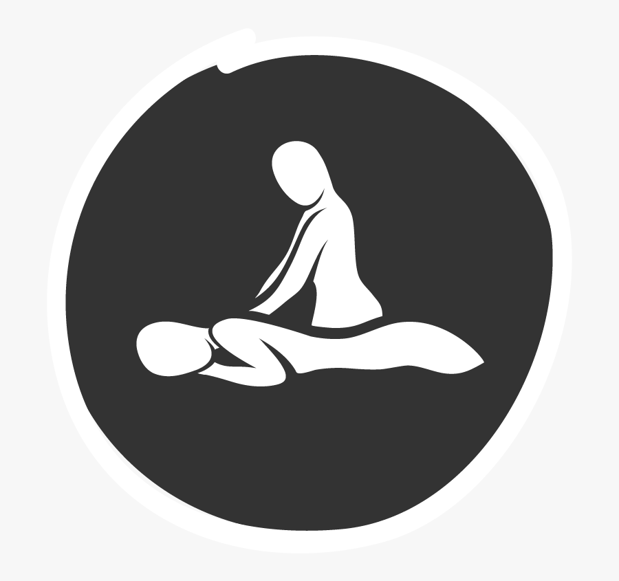 Massage Clipart Chiropractor - Sitting, Transparent Clipart