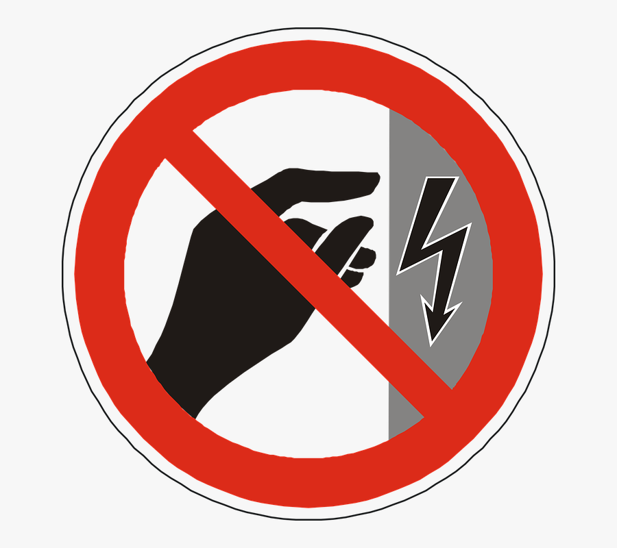Transparent Electricity Icon Png - Do Not Touch Icon Png, Transparent Clipart