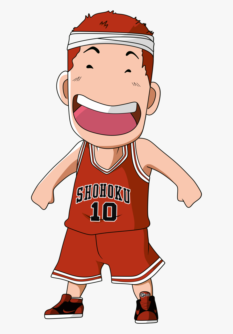 Collection Of Free Vector Anime Slam Dunk Download - Sakuragi Hanamichi Slam Dunk, Transparent Clipart