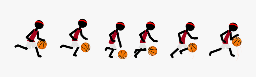 Stick Man Dunk, Transparent Clipart