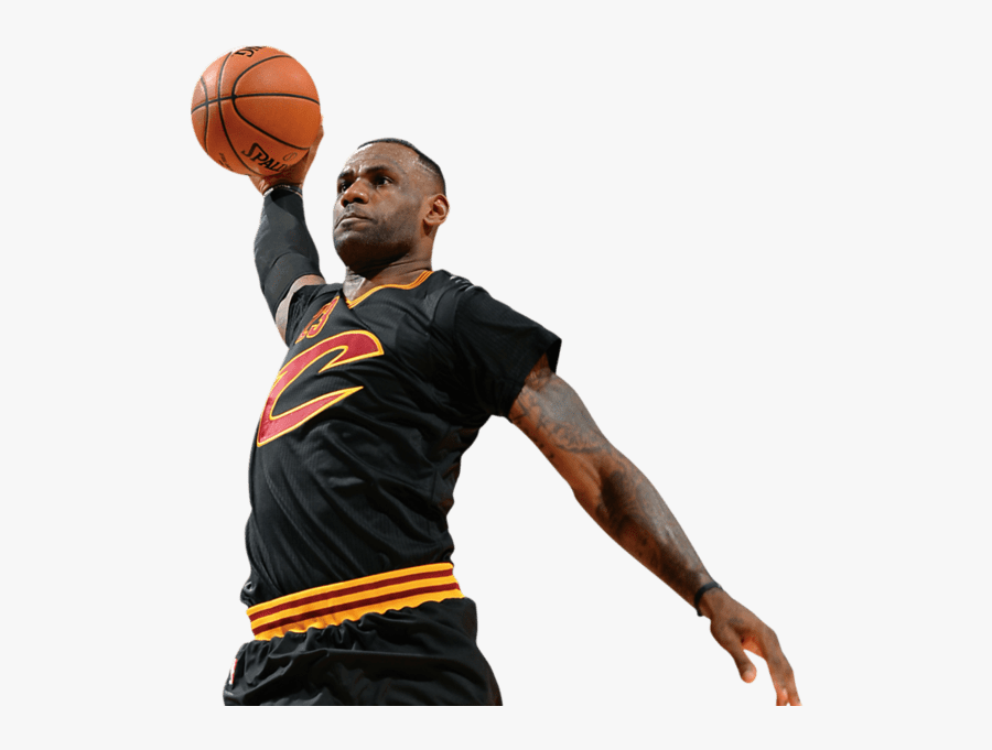 Clip Art Lebron Fathead - Transparent Background Basketball Player Png, Transparent Clipart