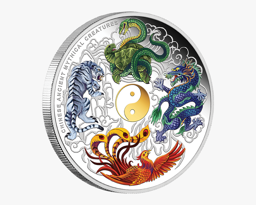 Dragon Phoenix Tortoise Tiger, Transparent Clipart