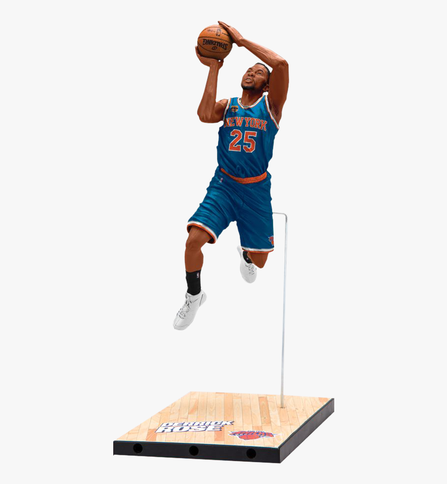 Transparent Dwyane Wade Bulls Png - Mcfarlane Nba Series 24 Derrick Rose, Transparent Clipart
