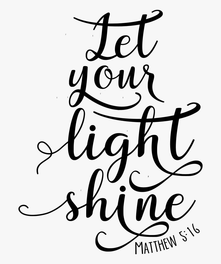 Let Your Light Shine Png, Transparent Clipart