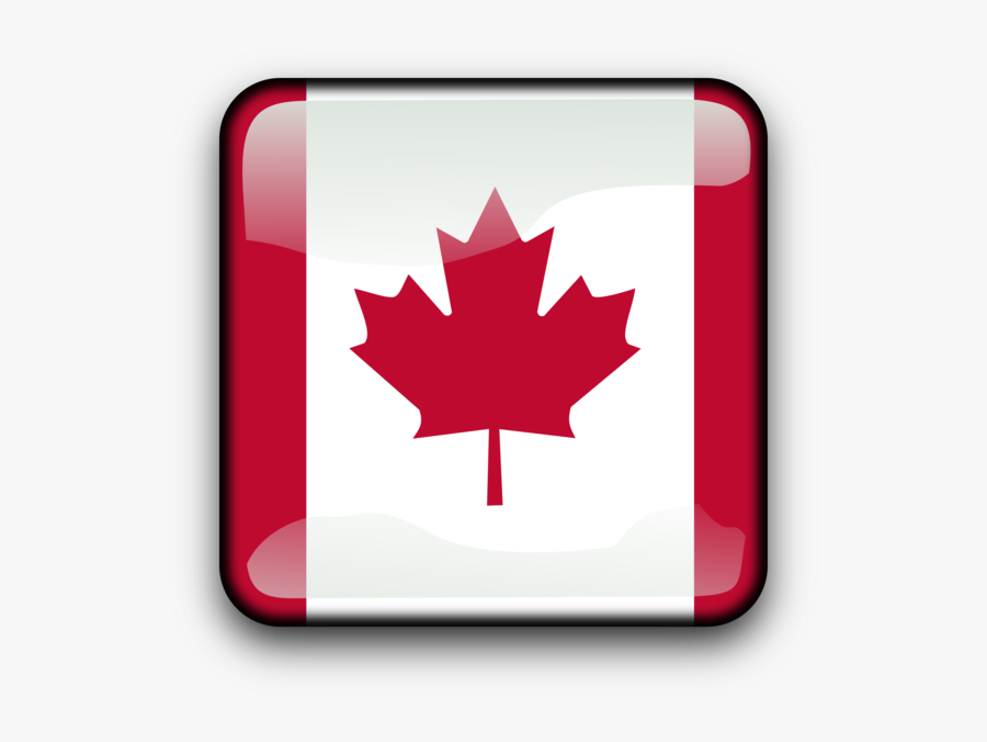 Leaf,rectangle,red - Transparent Background Canada Flag Transparent, Transparent Clipart