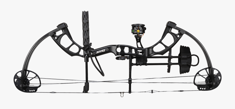 Transparent Compound Bow Png - Bear Cruzer G2 Black, Transparent Clipart
