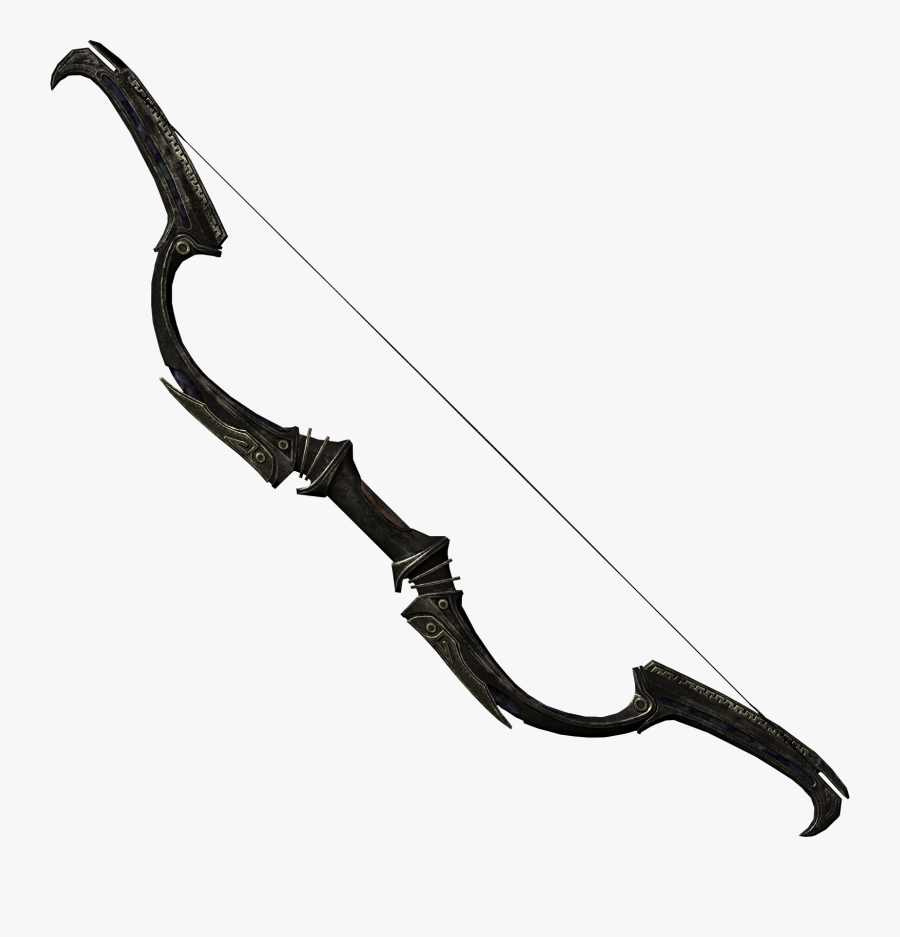 Dwarven Black Bow Of Fate, Transparent Clipart