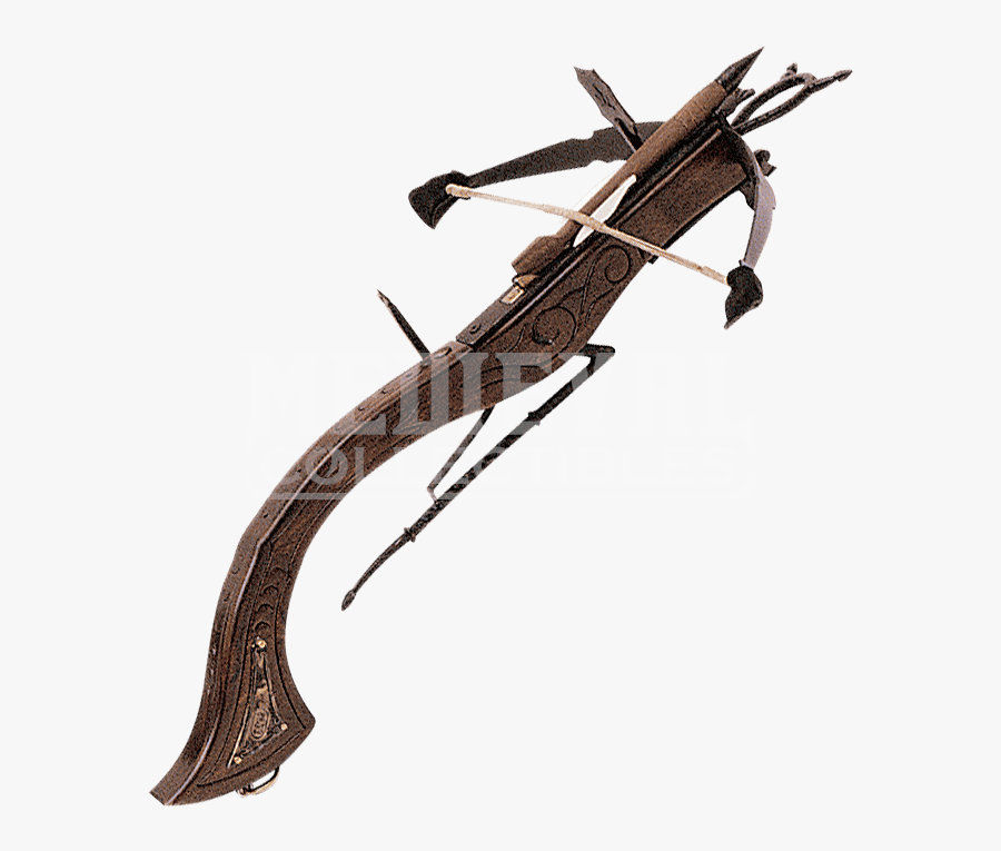 Clip Art Curved Medieval Me By - Medieval Crossbow, Transparent Clipart