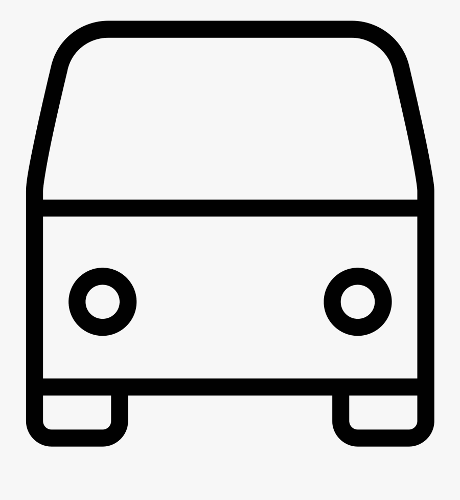 Clipart Bus Headlight - Transportation Png White, Transparent Clipart