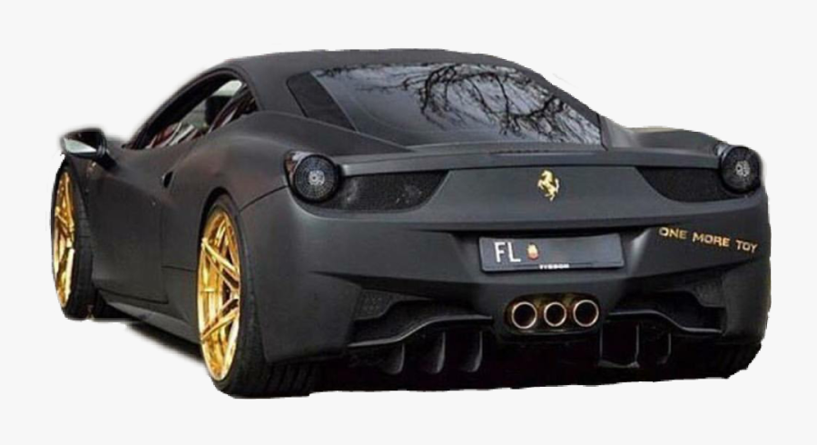 Car Black Freetoedit - Ferrari 458, Transparent Clipart