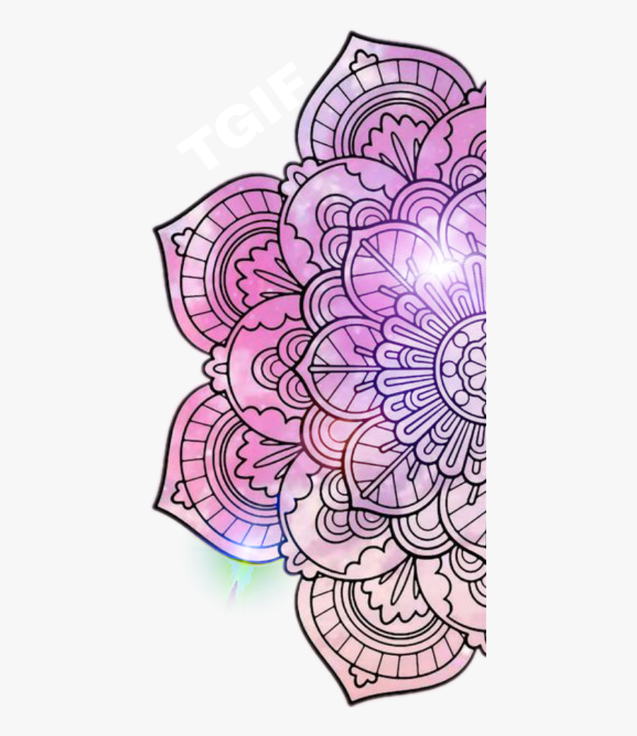 Transparent Tgif Clipart - Colourful Mandala, Transparent Clipart