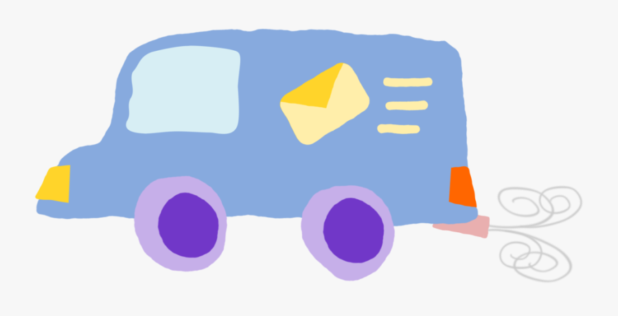 Purple,yellow,vehicle - Toy Vehicle, Transparent Clipart