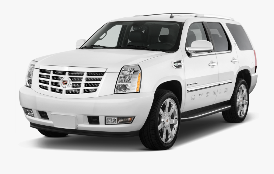 Transparent Chevy Clipart - White Cadillac Escalade Hybrid, Transparent Clipart
