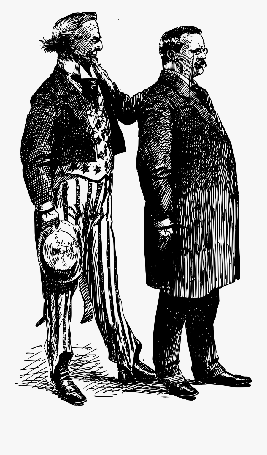 Transparent Uncle Clipart - Roosevelt Speech Its Not The Critics That Count, Transparent Clipart