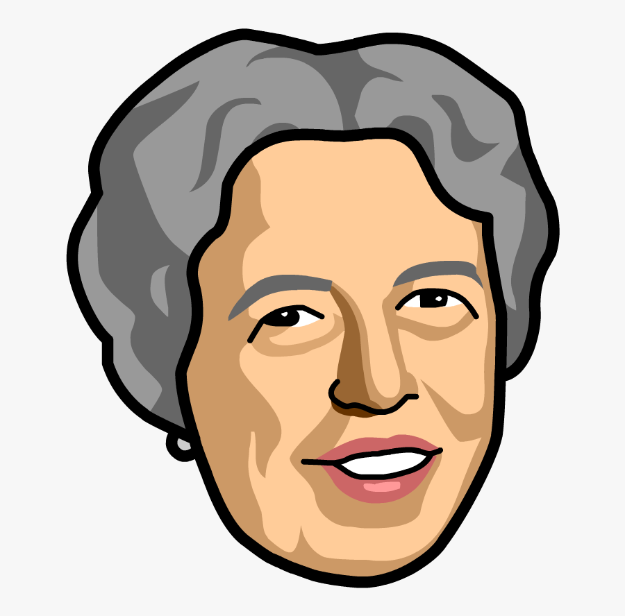 Eleanor Roosevelt Easy Drawing, Transparent Clipart