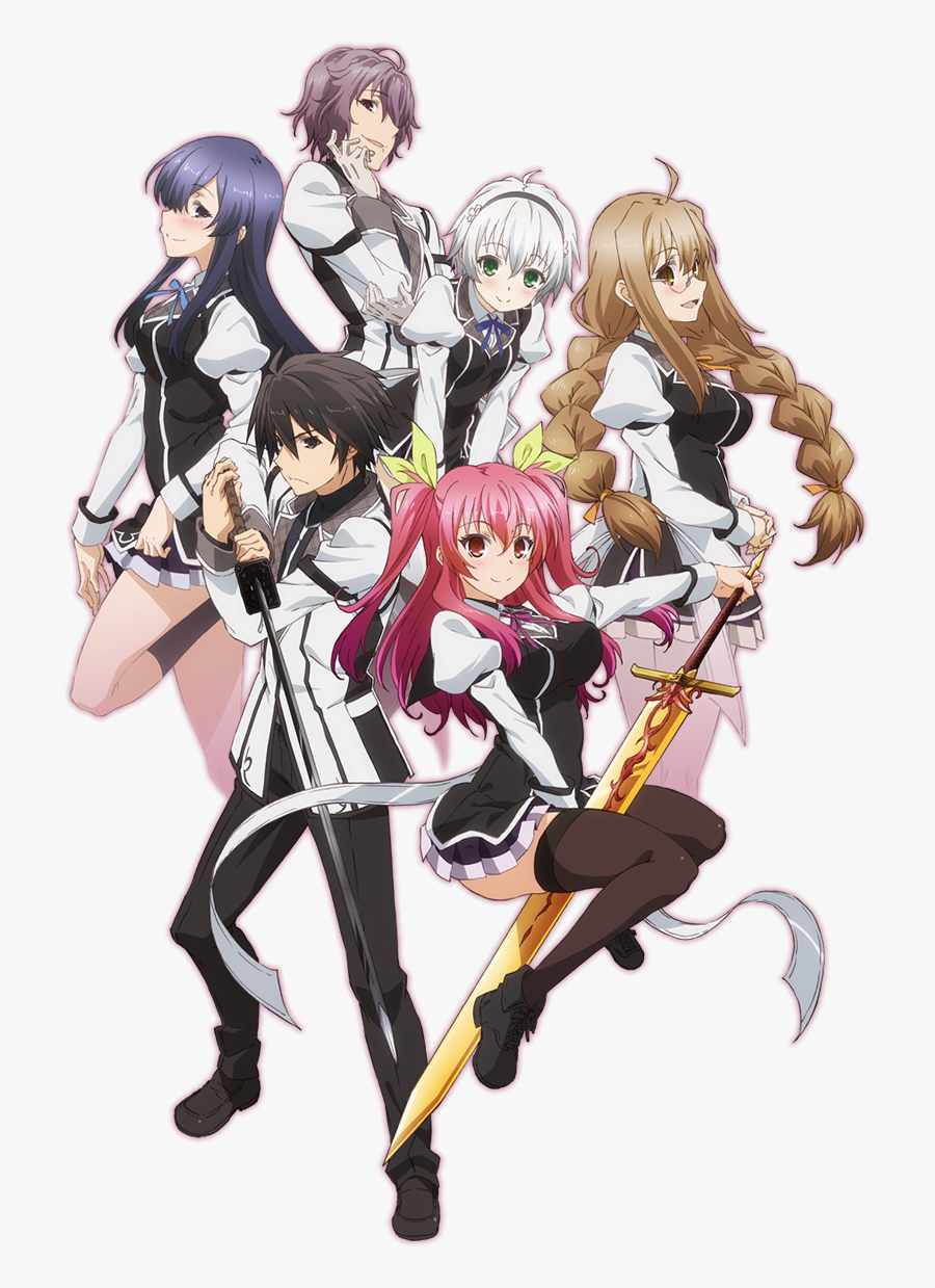 Clip Art Chivalry Of A Failed Knight Light Novel - Rakudai Kishi No Cavalry, Transparent Clipart