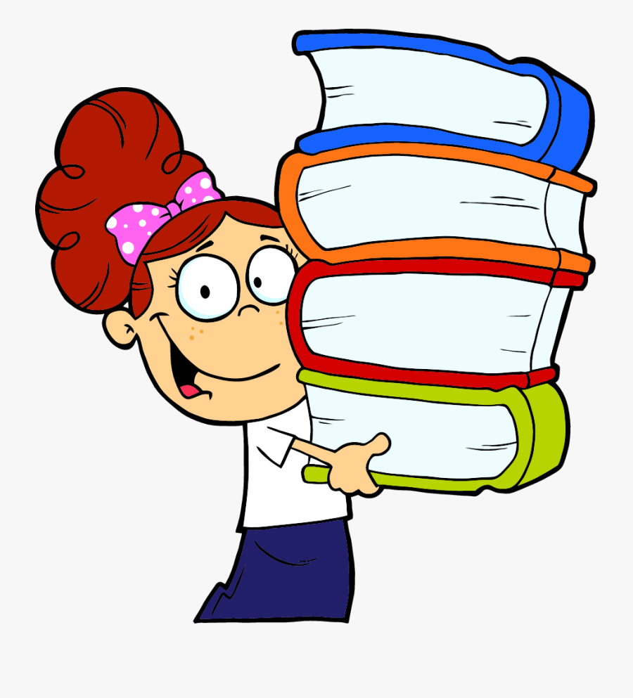 Https - //www - Bestofsigns - - Carrying Books Clip - Student Clip Art, Transparent Clipart