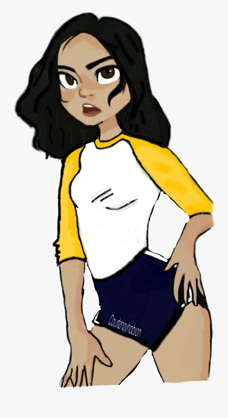 #veronicalodge #riverdale #choni #varchie #yellow #girl - Veronica Lodge Fanart, Transparent Clipart