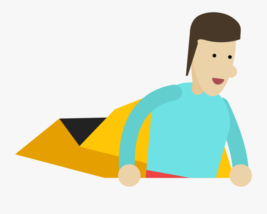 Be A Learning Hero - Cartoon, Transparent Clipart