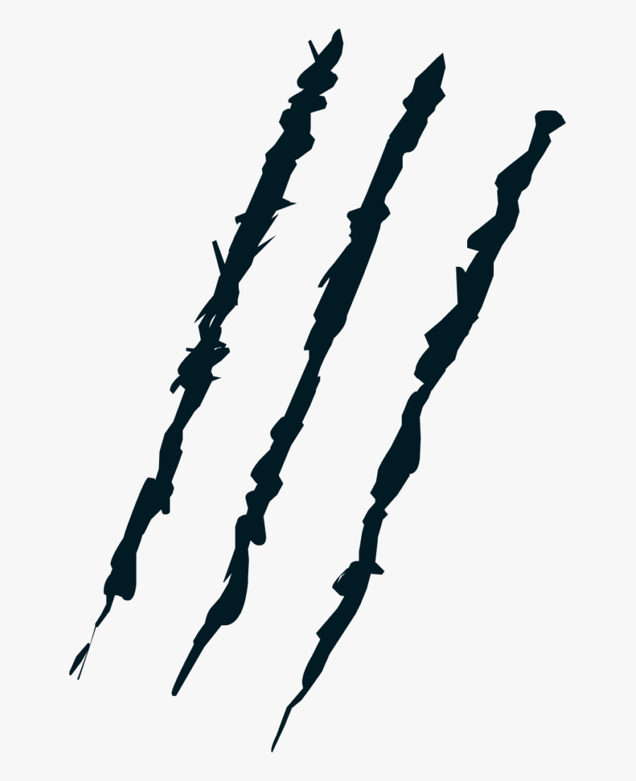Transparent Claw Scratch Marks Png - Claw Mark Transparent Background, Transparent Clipart