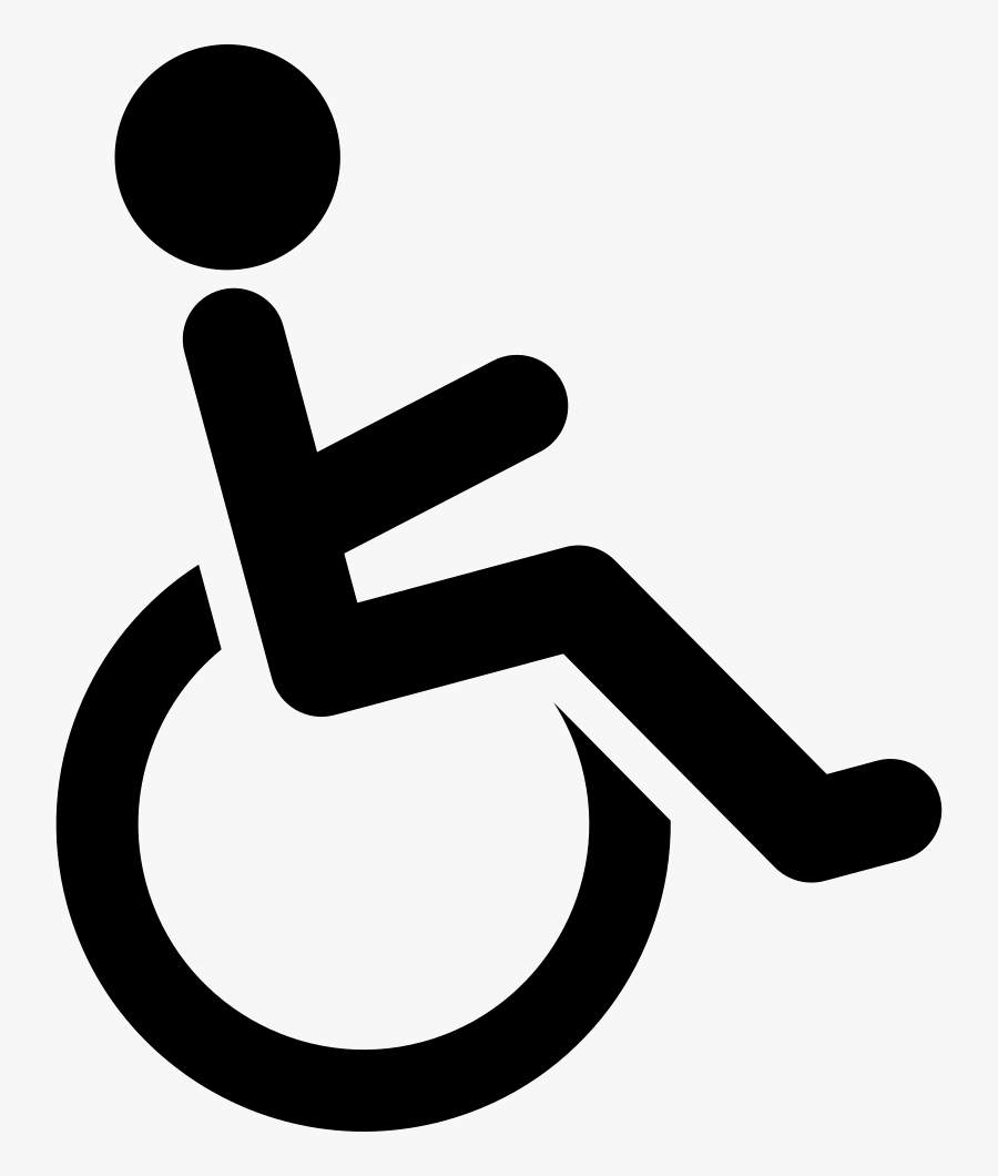 Disabled Handicap Symbol Png - Symbole Handicapé Png, Transparent Clipart