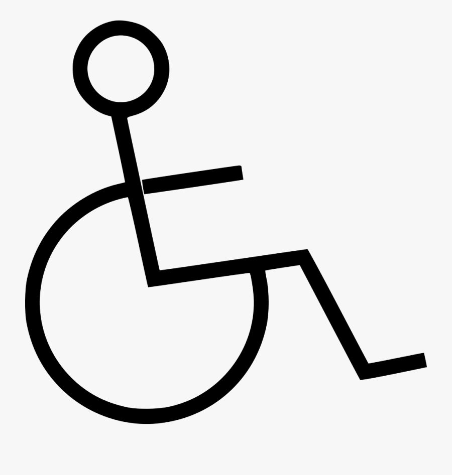 Disabled Handicap Symbol Png, Transparent Clipart