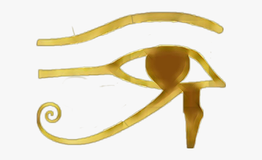 #hieroglyphics #eye #horan #sticker #egypt #golden, Transparent Clipart