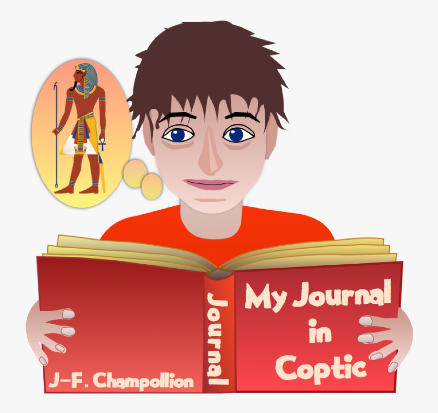 Jean François Champollion Egyptian Dictionary On Hieroglyphic, Transparent Clipart