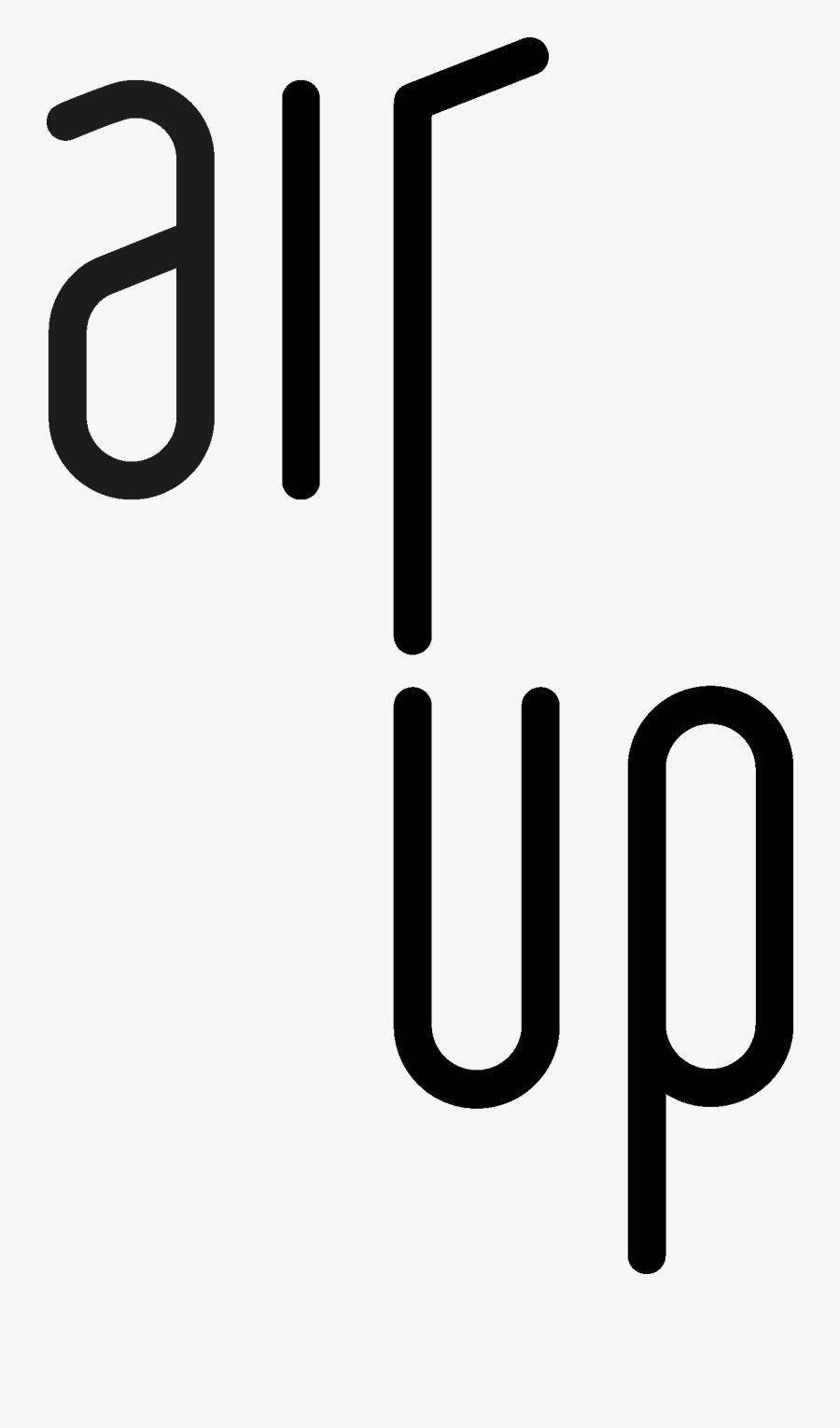 Air Up Logo, Transparent Clipart
