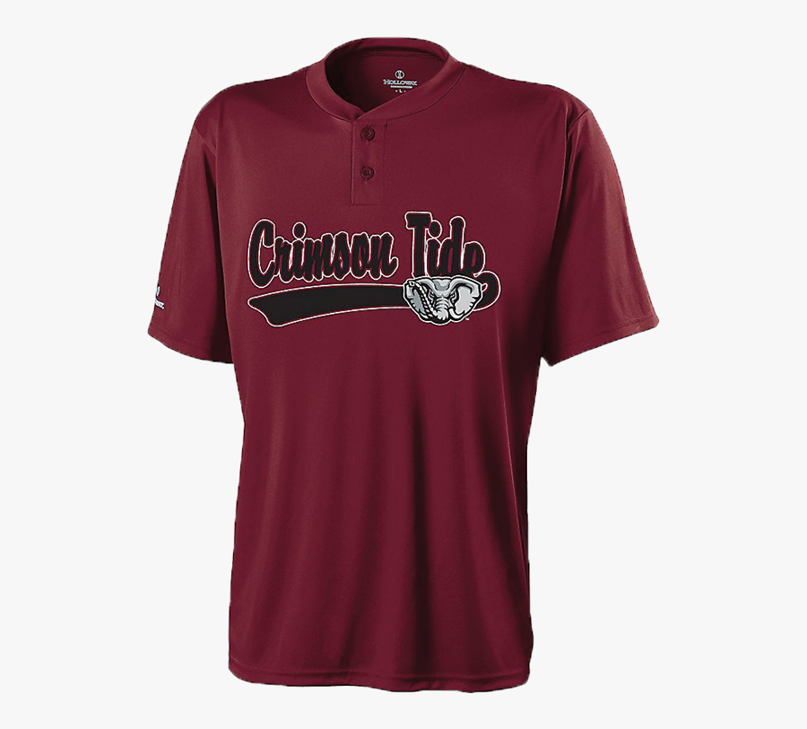 Holloway Alabama Crimson Tide Ballpark Adult Jersey - Active Shirt, Transparent Clipart