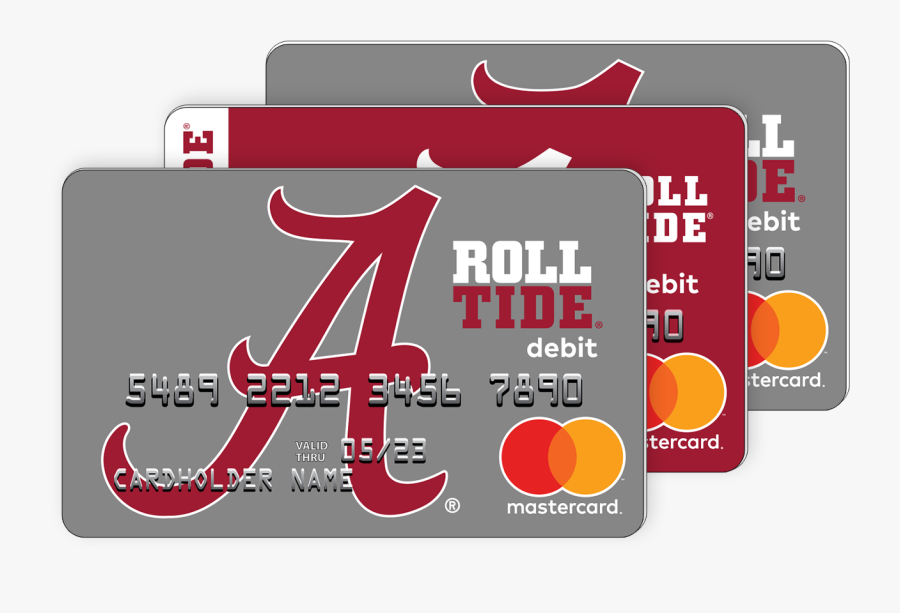 Alabama Crimson Tide Fancard Prepaid Mastercard Group - Candlelight, Transparent Clipart