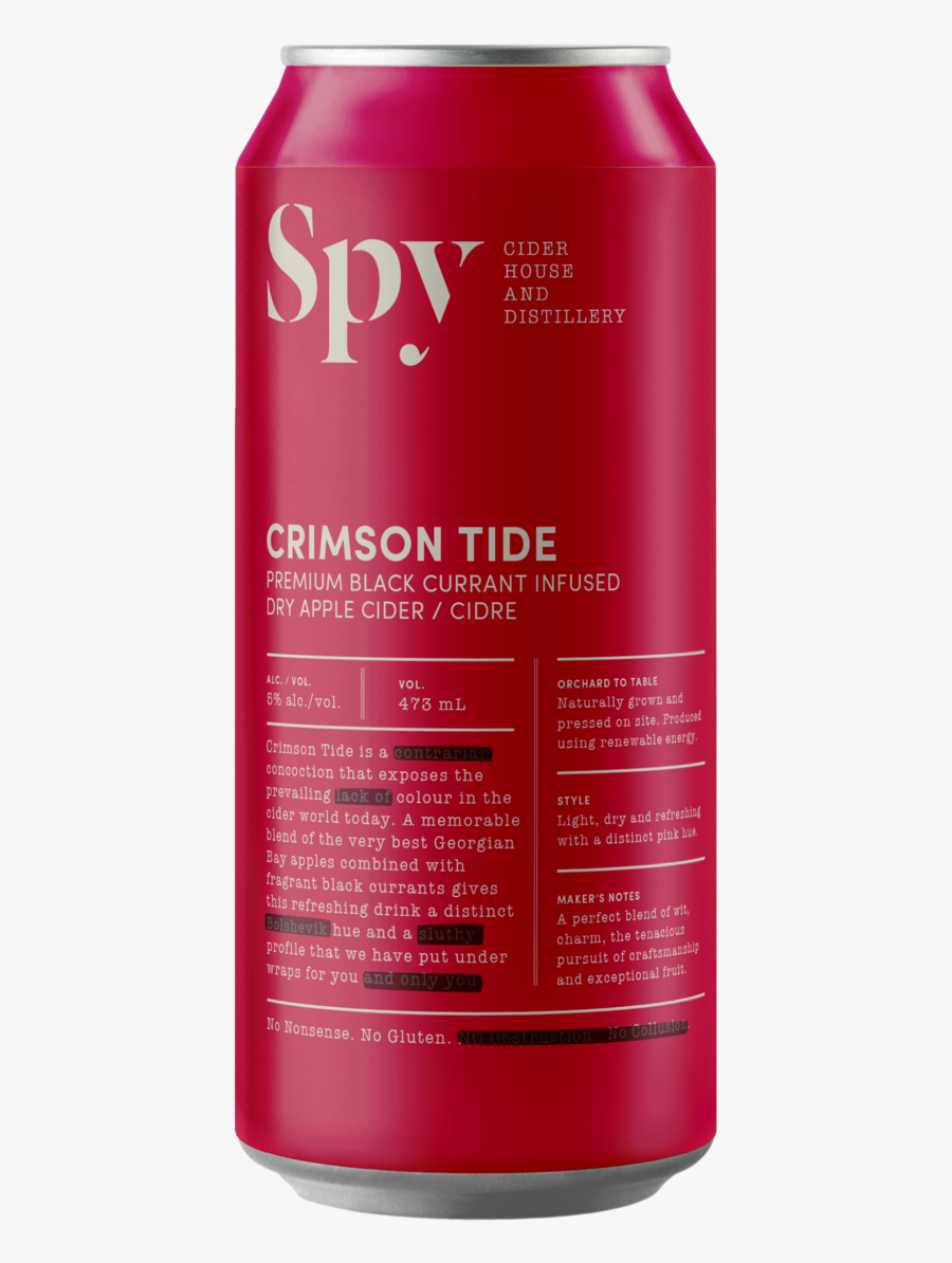 Crimson Tidepremium Black Currant Infused Dry Apple - Graphic Design, Transparent Clipart