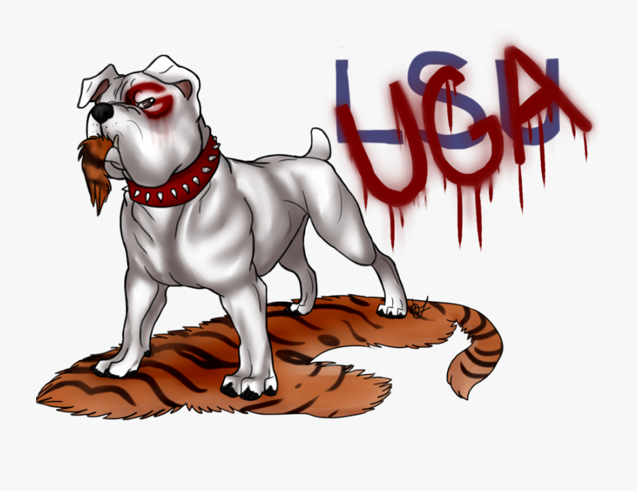 Georgia Bulldogs Football South Carolina Gamecocks - Easy Georgia Bulldogs Drawing, Transparent Clipart