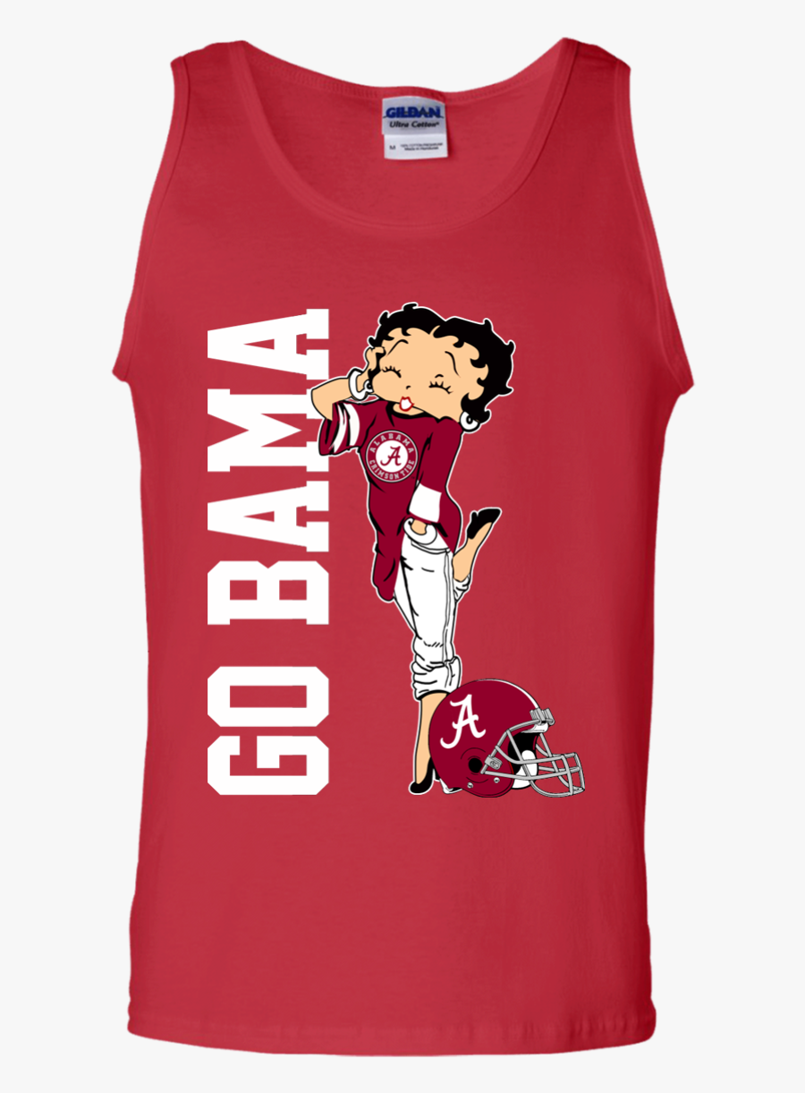 Alabama Crimson Tide Betty Boop T-shirt - Betty Boop Roll Tide, Transparent Clipart