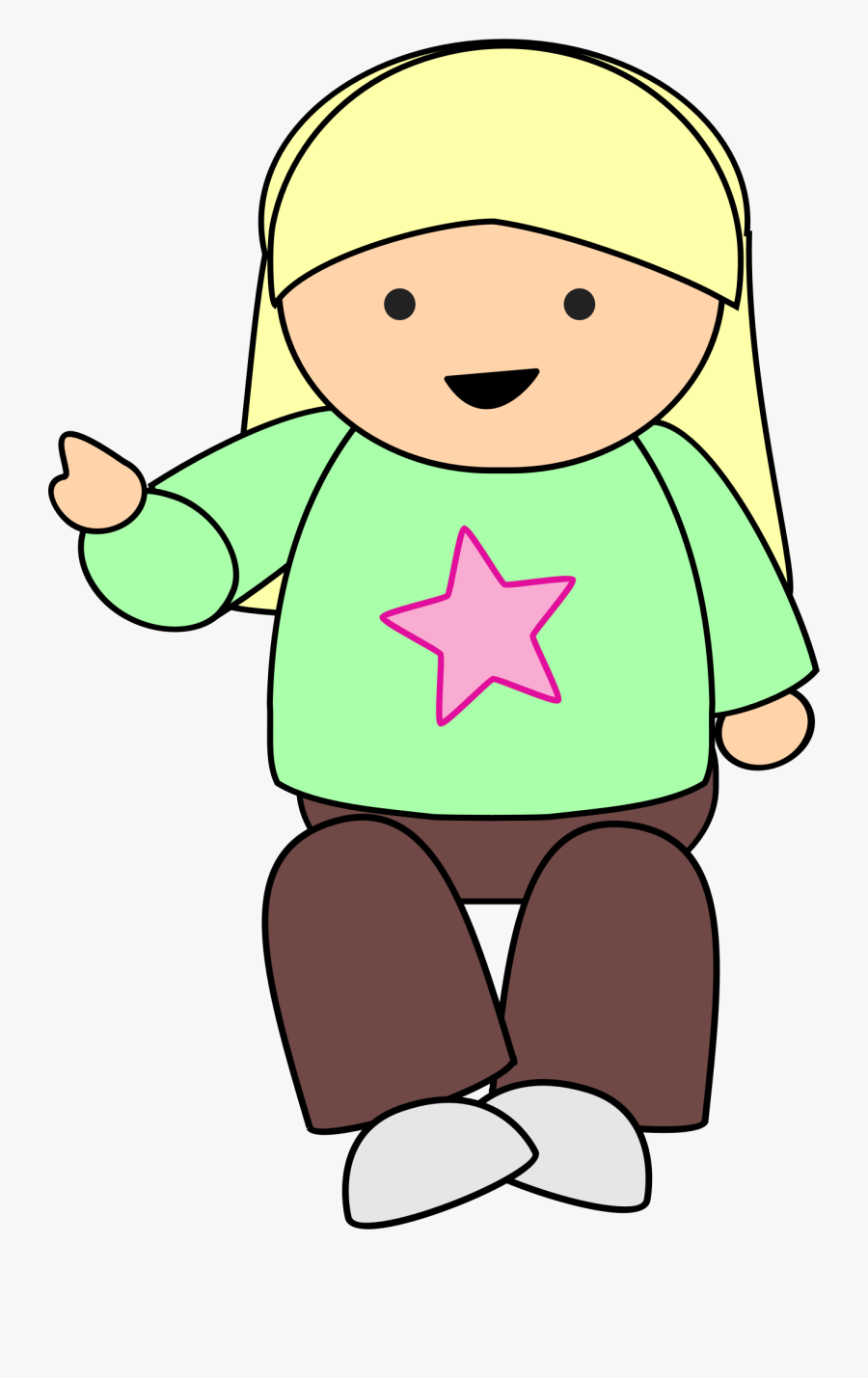 Girl Big Image Png - Cartoon, Transparent Clipart