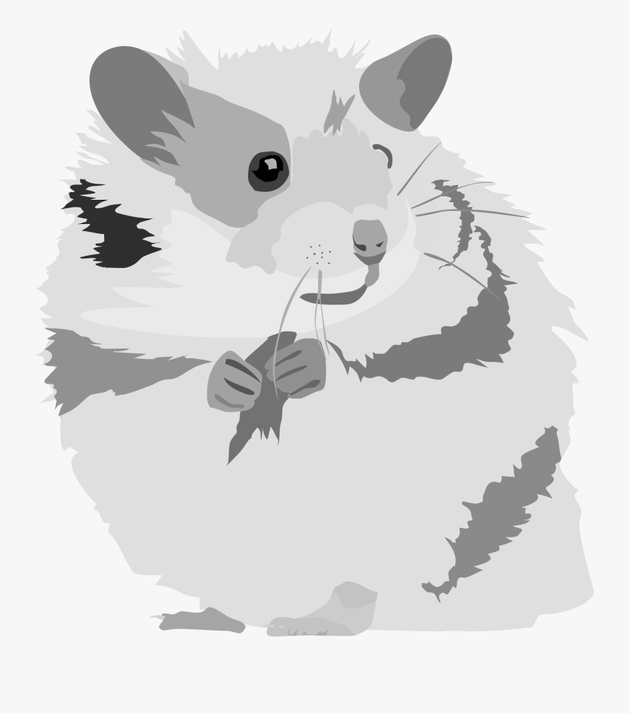 Clipartblack Com Hamsterbclipart Animals - Hamster Clipart Png, Transparent Clipart