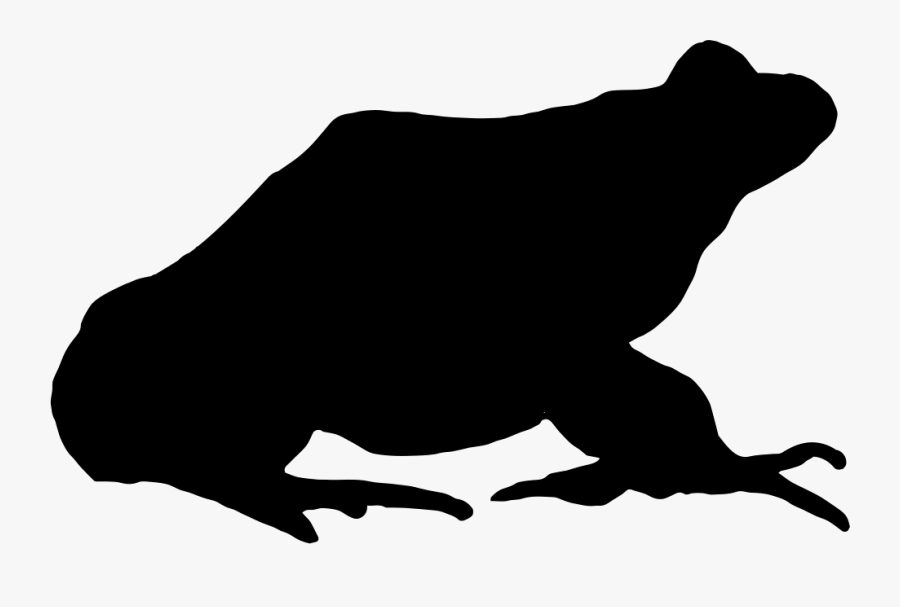 Frog Shape - Frog Silhouette Png, Transparent Clipart