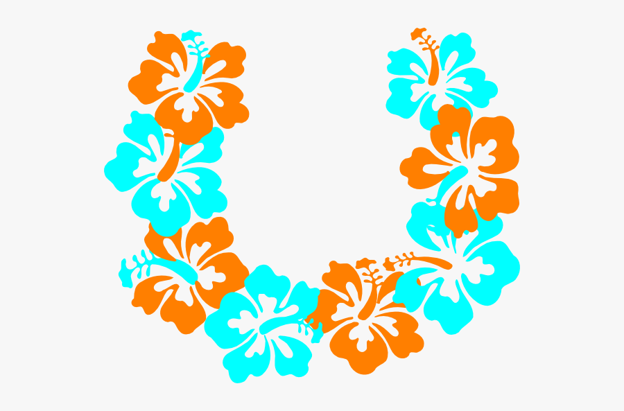 Rainbow Flowers Clipart Set - Hibiscus Clip Art, Transparent Clipart
