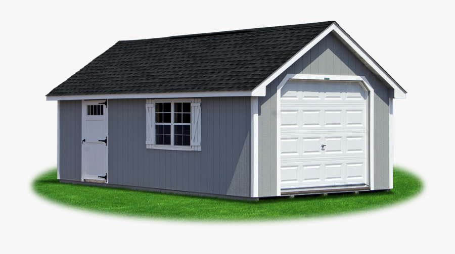 Clip Art Grey House With White Trim, Transparent Clipart